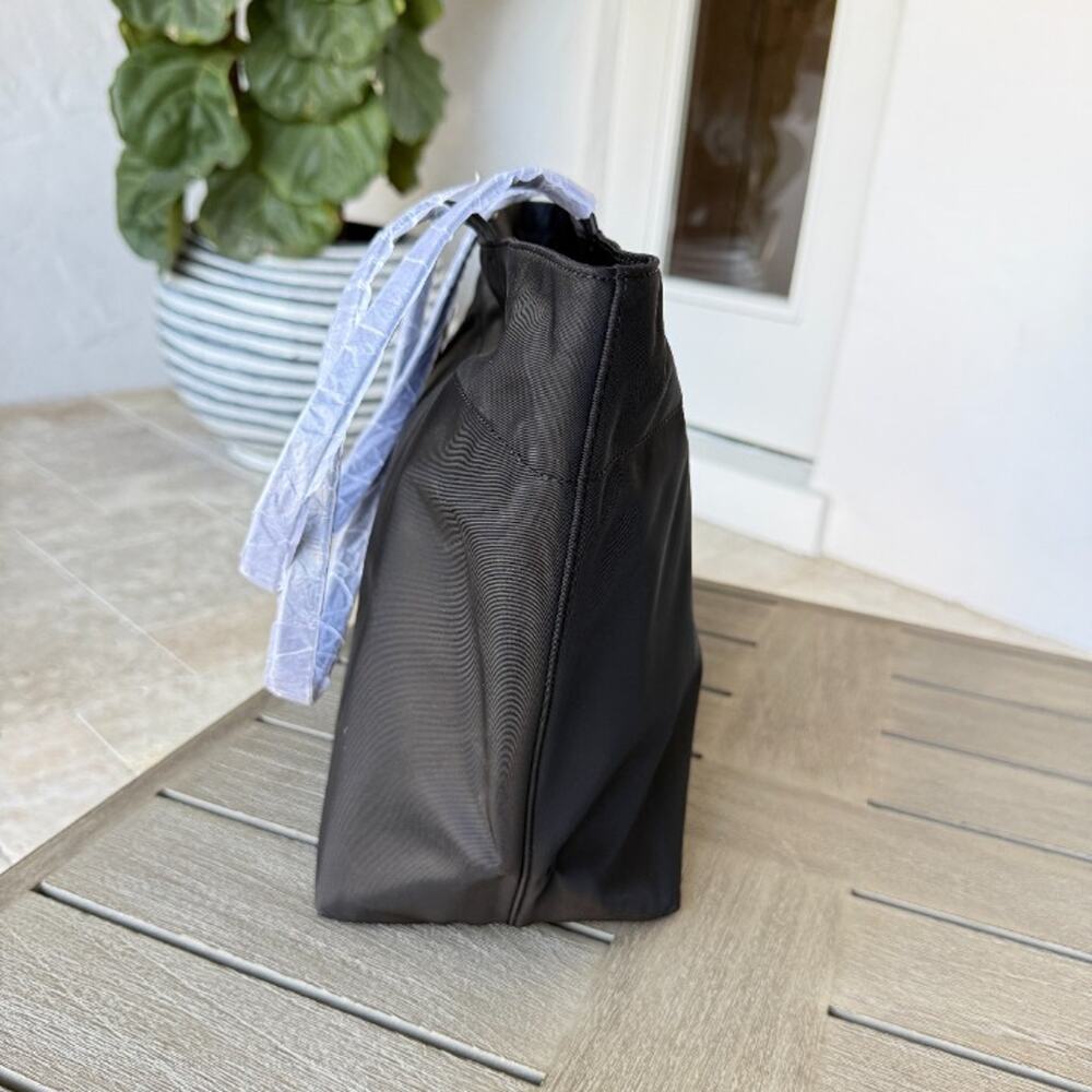 Tory Burch Nylon Large Tote 166469 In Black - Picture 4 of 12